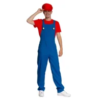 Kostuum - Loodgieter - Rood - XL