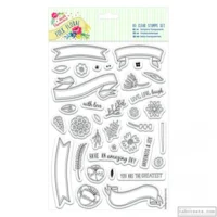 Folk Floral Clearstamp A5 Natuur