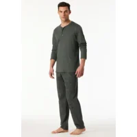 Schiesser – Fine Interlock – Pyjama – 182655 – Dark Green