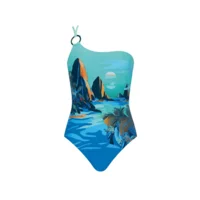 Sunflair badpak: Aqua, fantasie schouder ( SUNF.222 )