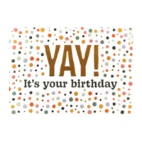 Kaart - Daisy - Yay! It's your birthday - DSY042-A