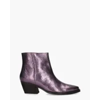 Jas Exports Savi Paars Dames Enkelboots