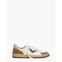 4b12 Play.New Wit/Groen Herensneakers