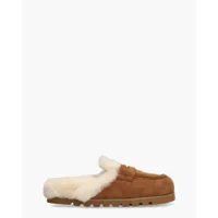Naked Wolfe Corded Cognac Damesslippers