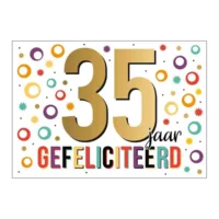 Kaart - Goud waard - 35 jaar - GWA22