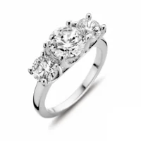 Silver Rose Ring R6391W