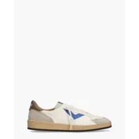 4b12 Play.New Off-White/Blauw Herensneakers