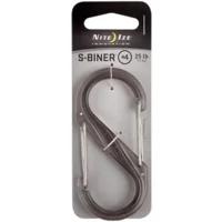 Nite Ize S-Biner Size #4 Plastic Smoke Karabijnhaak SBP4-03-06T