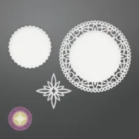 Couture Creations North Star doily star