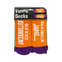 Sokken - Ben ik eindelijk jarig, krijg ik kutsokken - Funny socks