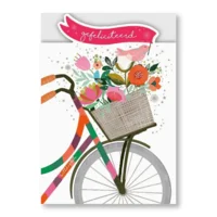 Kaart - Gefeliciteerd, fiets - ME - GBE.0141