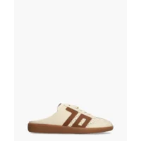 Back 70 Easter Crème/Bruin Damesslippers