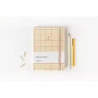 A-Journal | Notitieboek A5 Checkered Beige