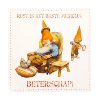 Kaart - Rien Poortvliet - Beterschap - Rust is het beste medicijn