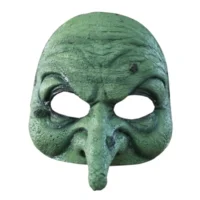 Halfmasker - Heks - Groen