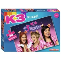 Studio 100 - K3 puzzel - Musical de 3 biggetjes - 50 stukjes