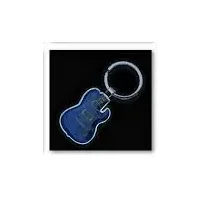 Rocksleutelhanger blauwe e-gitaar