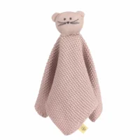 Lässig  Knitted Baby Comforter GOTS, Little Chums Mouse