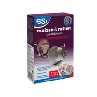 Grain'tech Muizen- en rattenvergif 6 x 25 g