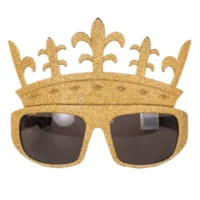 Bril - Met kroontje - Goud