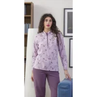 Gary Pyjama dames: Punto Milano, Violetta, extra warm ( GAR.47 )