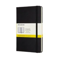 Moleskine notebook large geruit zwart HC