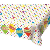 Tafelkleed - Happy birthday - 180x130cm