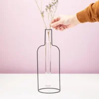 Balvi Vaasfles Silhouette XL Zwart