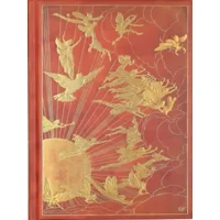 Notitieboek - Bookbound journal - Orange fairy - Gilded tree - 16x21cm