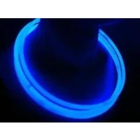 22" Glow Halskettingen Blauw