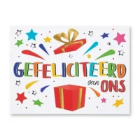 Kaart - Artige - Eyecandy - Gefeliciteerd van ons - EC18-D