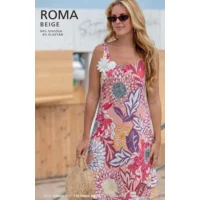 Mitjans Zomerkleed: Multicolor, Viscose / Elastan ( MIT.149 )