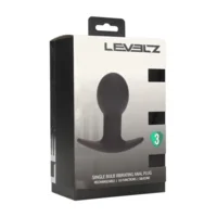 Levelz Single Bulb Vibrerende Buttplug 9 cm