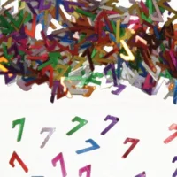 Tafeldecoratie - Confetti - 7 Jaar - 14 Gram