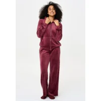 Lingadore Velvet homewear in bordeaux