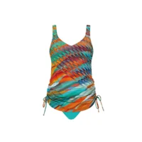 Sunflair Tankini: V Hals, Multicolor, hoge slip ( sUNF.235 )