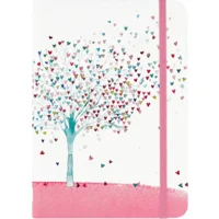Notitieboek - Compact journal - Tree of hearts - 13x18cm