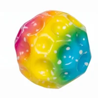 Stuiterbal - Regenboogkleuren - 6,5cm - 4+