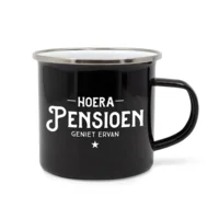 Mok - Lekker stoer - Pensioen - Metaal