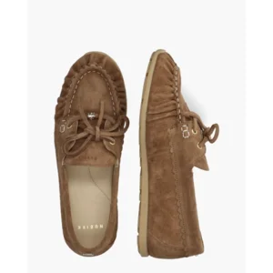 Nubikk Riley Jade Lichtbruin Dames Veterschoenen