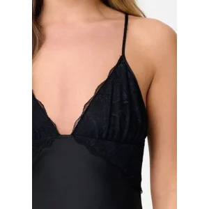 Lingadore Black Beauty slipdress in zwart