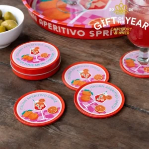 Glasonderzetters Aperitivo Spritz x4 Rex London