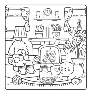 Boek - Kleurboek - Sunny vibes - Christmas kleurset