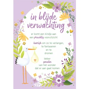 Kaart - In blijde verwachting - Lifetime of love - 01-LV.GBE.0021