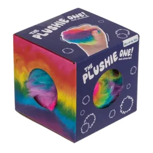 Stress bal - The plushie one - Regenboog - 7,5cm
