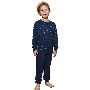 Pastunette Jongens Pyjama: Blauw, Vliegtuigen ( PAS.201 )