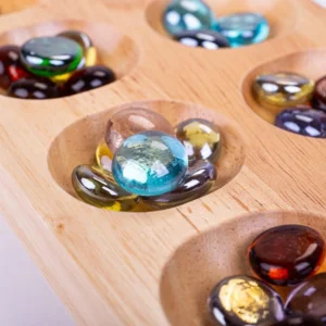 Spel - Mancala - Bonenspel - 44,5x12,7x2cm