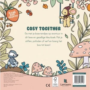 Boek - Kleurboek - Kleine bosvriendjes - Cosy together