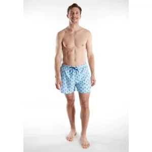 Ceceba Zwemshort Heren: Ijsjes motief, los model, ingewerkte slip ( CEC.64 )