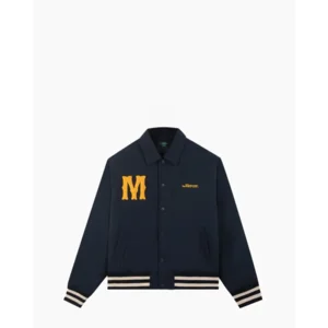 Mercer Amsterdam The Varsity Polo Donkerblauw Jack
